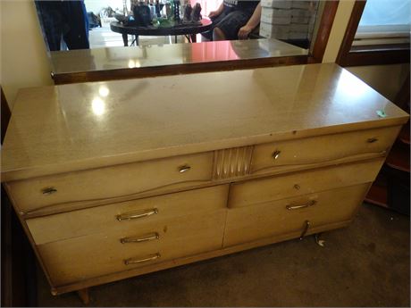 Basset Dresser and Mirror