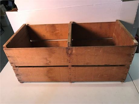 Divided Wooden Crate