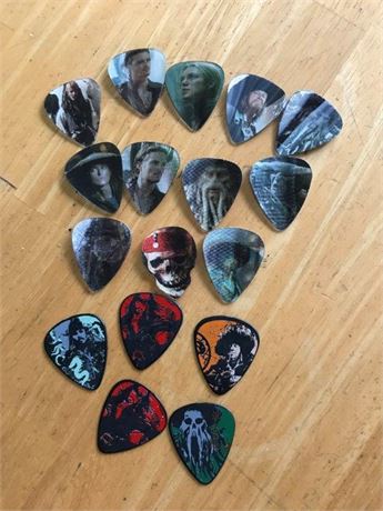 Set of Pirates of Caribbean Guitar Picks