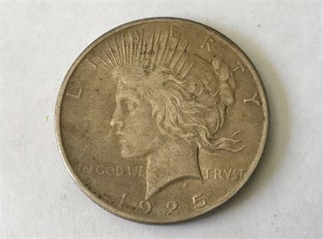 1925 US Silver Dollar