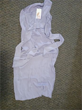 White Dress Size L Cow Skirt size L Purple dress Small