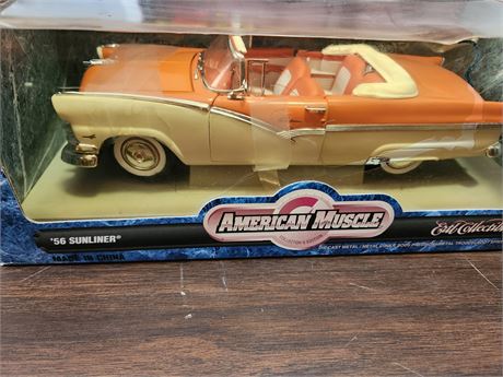 Diecast American Muscle Ertl Collection #7259 1956 Sunliner