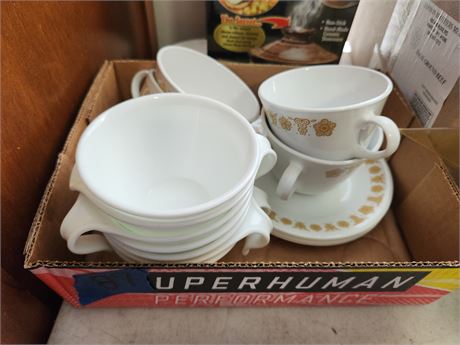 Lot of Corelle Coffee cups