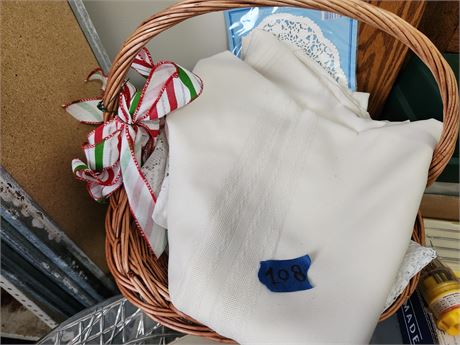 Misc. table cloth and linens