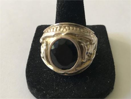 Stamped TNC 925 USA Sterling Size 8.75 Ring