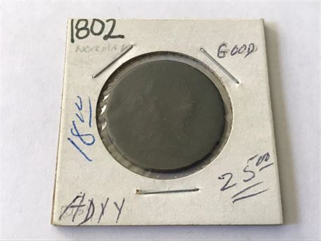 1802 US One Cent Coin