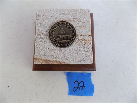 Sandstone Paperweight, 1960 US