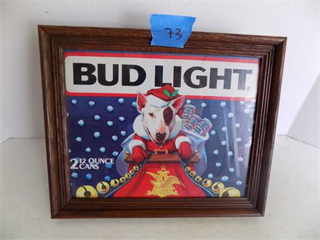 Framed Spud Mckenzee Bud Light