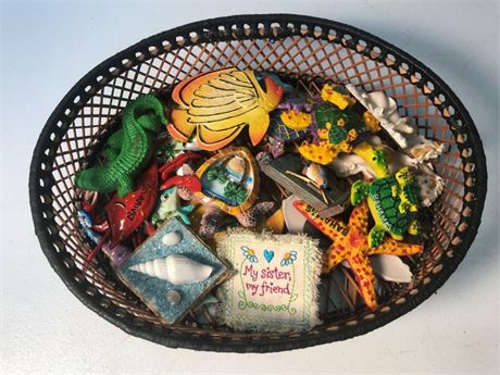 Basket of Misc. Magnets