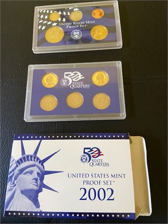 2002 United States Mint Proof Set Uncirculated