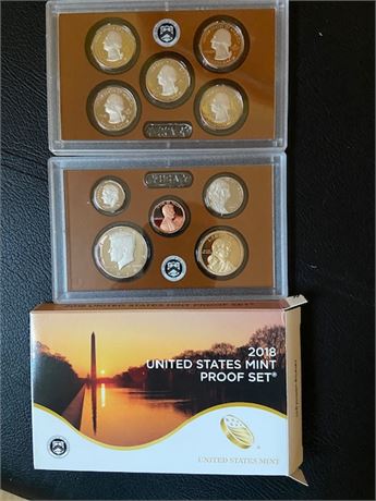 2018 U S Mint Proof Set Uncirculated