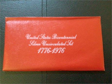 1976 Silver Bicentennial Silver Uncirculated Set