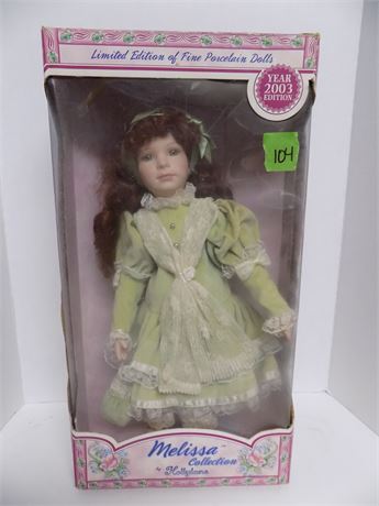 Porcelain Doll, "Melissa" Hollylane
