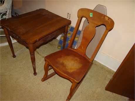 Table and Chair