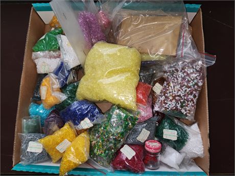 Plastic pieces for making sun catchers