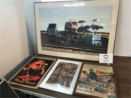 4 Pcs. of Misc. Wall Art