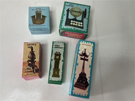 Metal Pencil Sharpeners in Boxes