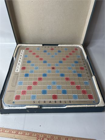 Scrabble Board Vtg