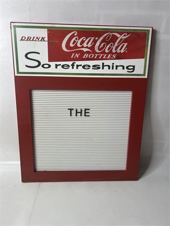 Coke Restaurant Sign