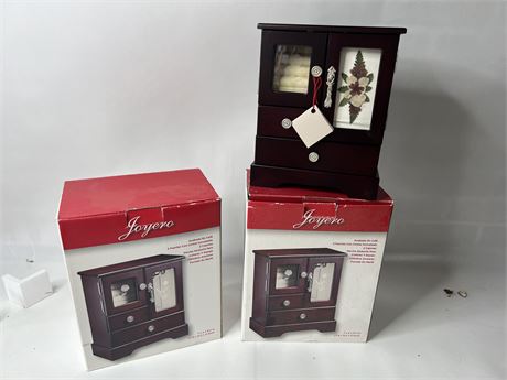 2 Jewelry Boxes New