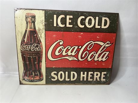 Ice Cold Coke Sign