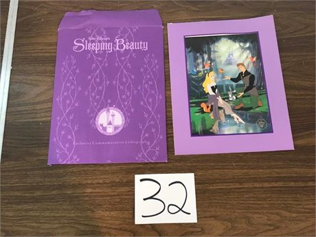 Sleeping Beauty Lithograph