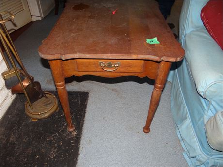 One Drawer End Table