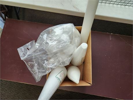 Styrofoam Cones & Balls