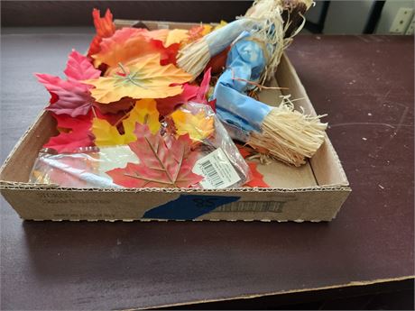 Fall Leaves & Scarecrows