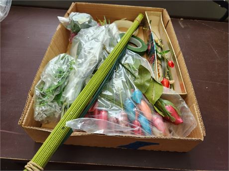 Floratape and Plastic stems
