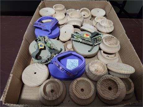 Wood Spools, Build A Bear Shoes