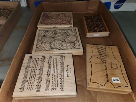 5 Large Stamps