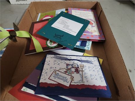 Handmade Cards Some New & Some Used