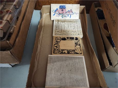 4 Large Stamps.1 Stampin Up & 3 Other Brand