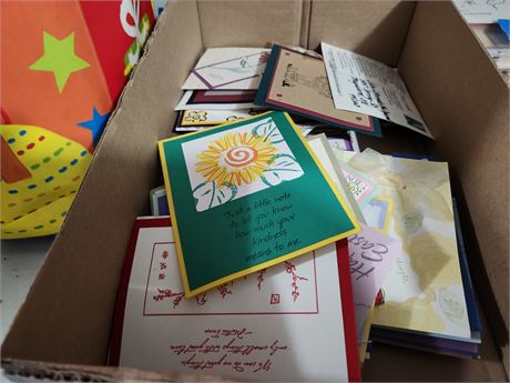 Homemade Cards Some New & Some Used