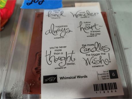 3 Stampin Up Stamp Sets