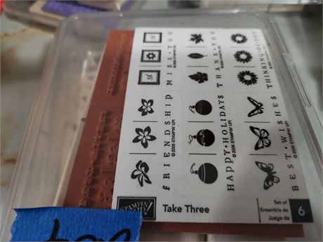 3 Stampin Up Stamp Sets