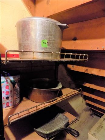 Shelf Lot Pots and Pans