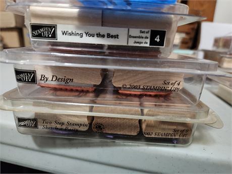 3 Stampin Up Stamp Sets