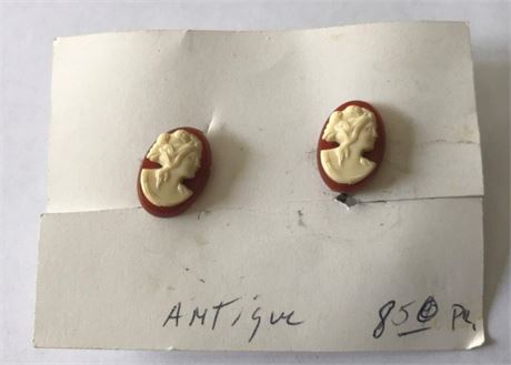 Labeled Antique Earrings