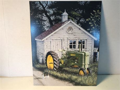 1997 Neal Anderson/John Deere Metal Sign