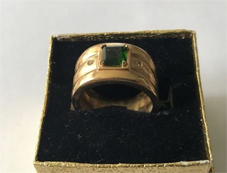 Stamped 14K JCR Size 9 Ring