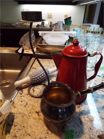 Metal Coffee Pot, Turkish Coffee Pot, Misc Items