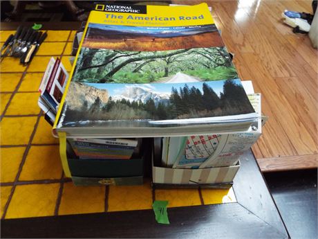 Maps and Atlas Lot