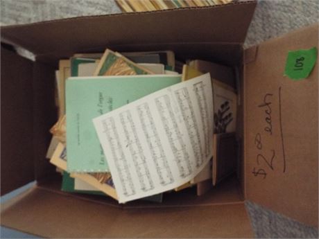 Sheet Music, Music books