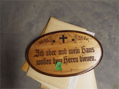 German Wood Decor, Books and Collectibles