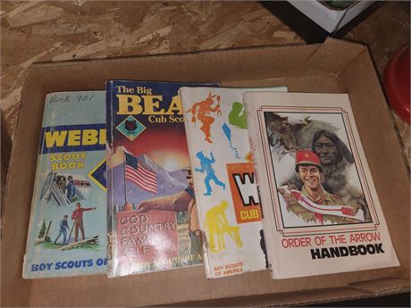 4 Boy Scout Manuals
