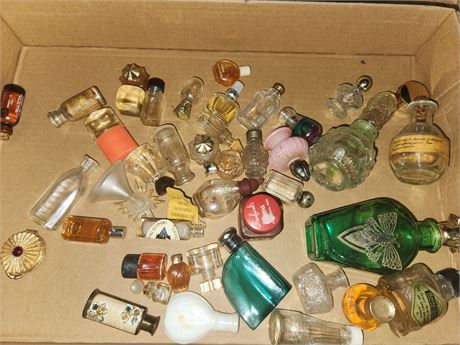 Flat of Perfume bottles
