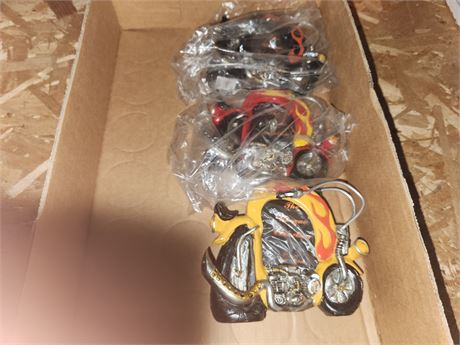 3 Motorcycle Picture Frames