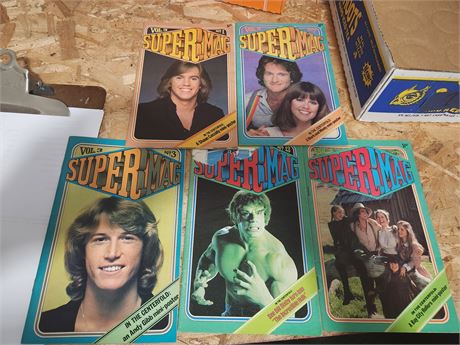 5 issues of Super Mag